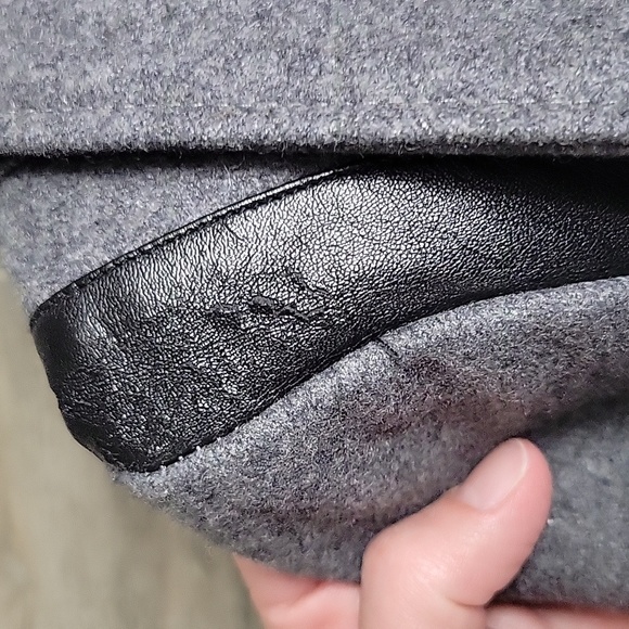 Guess grey and faux leather moto jacket - Picture 12 of 15